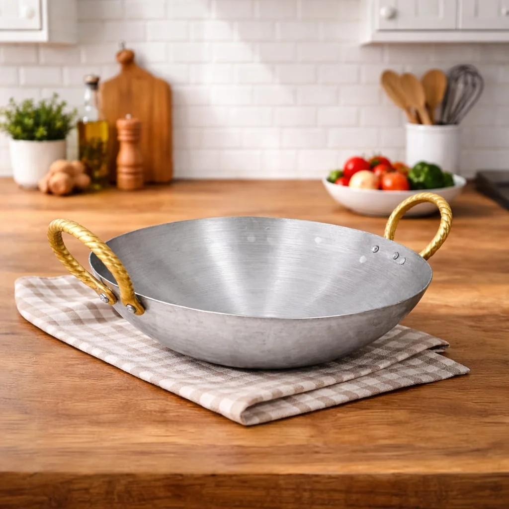 Metal White Karahi – Ideal for Curry, Frying & Daily Use - Image 2